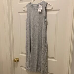 Time and Tru Gray Sleeveless Dress